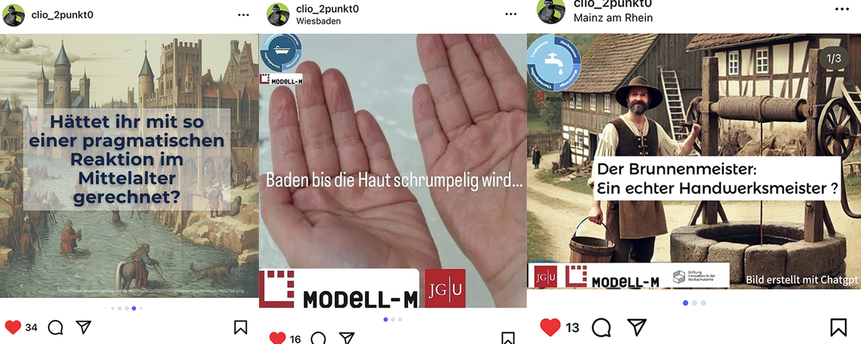 Geschichte erzählen in Instagram-Posts